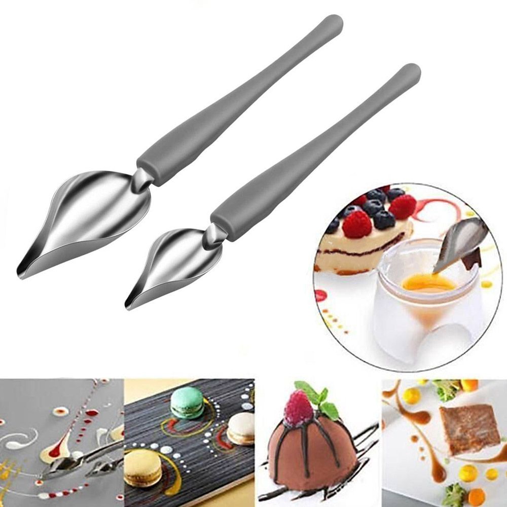 Kitchen Baking Drawing - Стальная ложка-карандаш для декорирования блюд, художественная