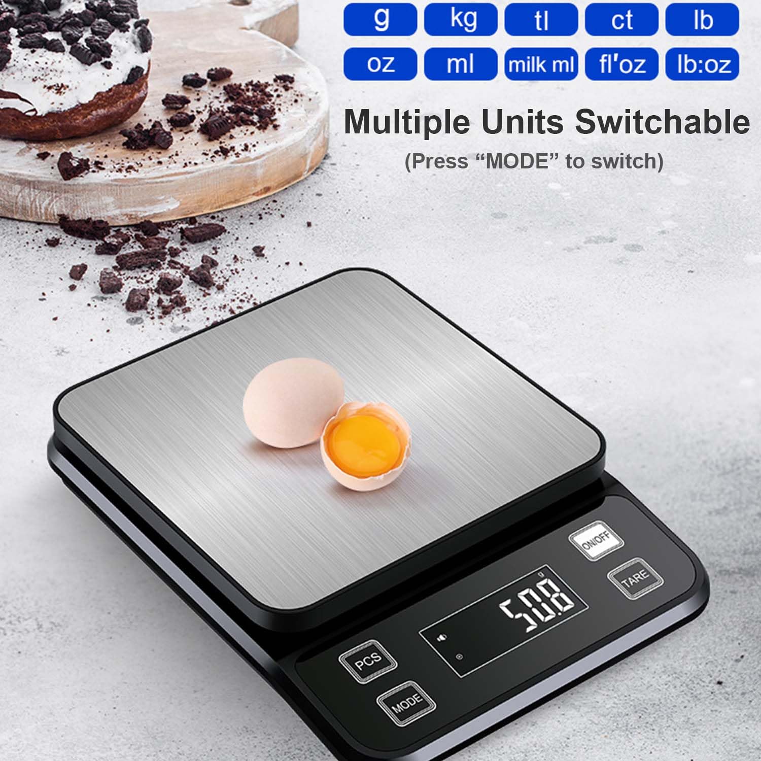 Kitchen Scale Precise - Новые водонепроницаемые цифровые кухонные весы 2026