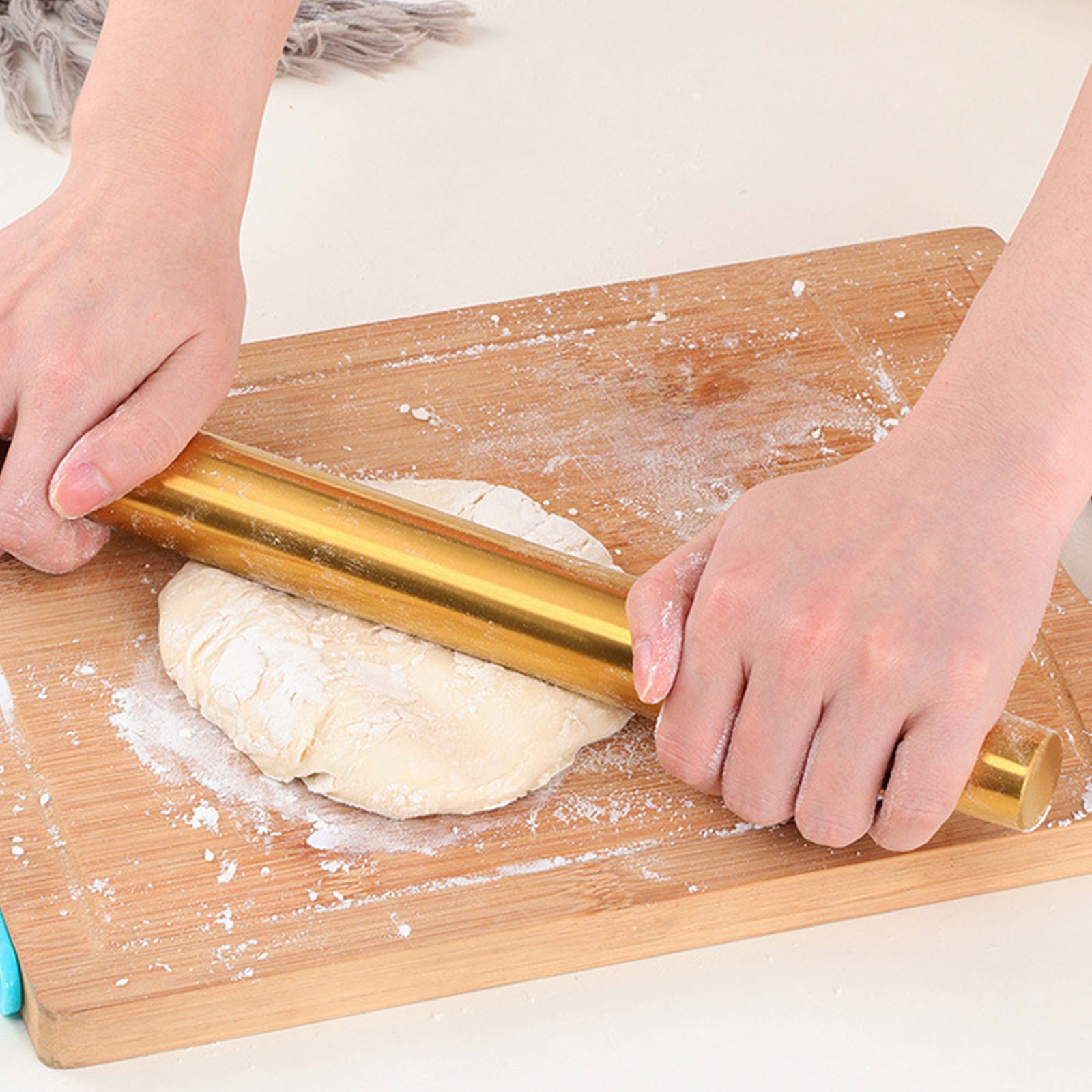 Kitchen Roll Baking - Золотая скалка для выпечки, инструмент для