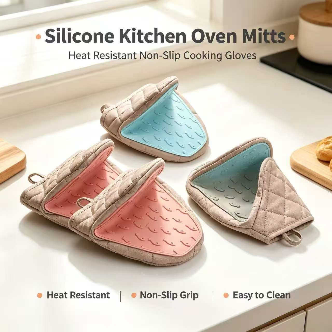 Kitchen Baking Dishes - Силиконовые перчатки для духовки в форме