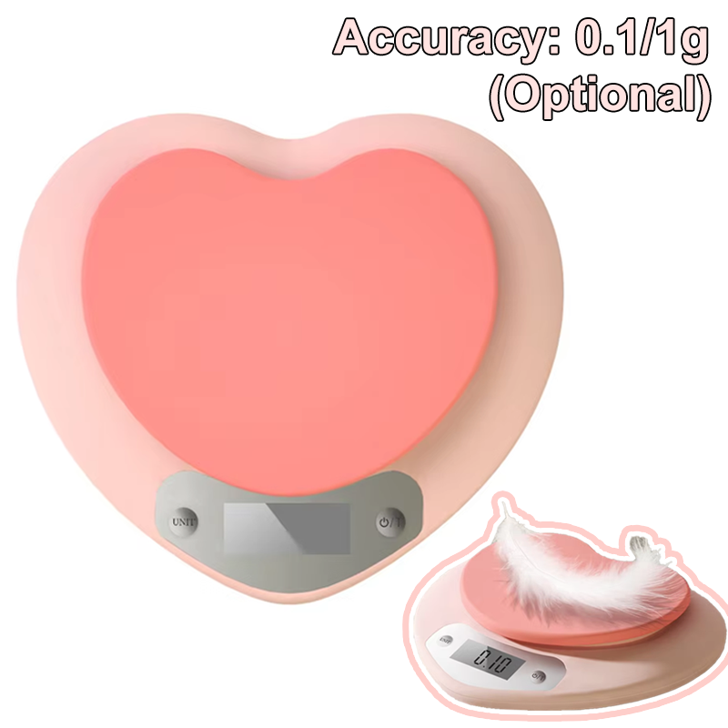 Kitchen Scale Precise - Цифровые кухонные весы розового цвета в