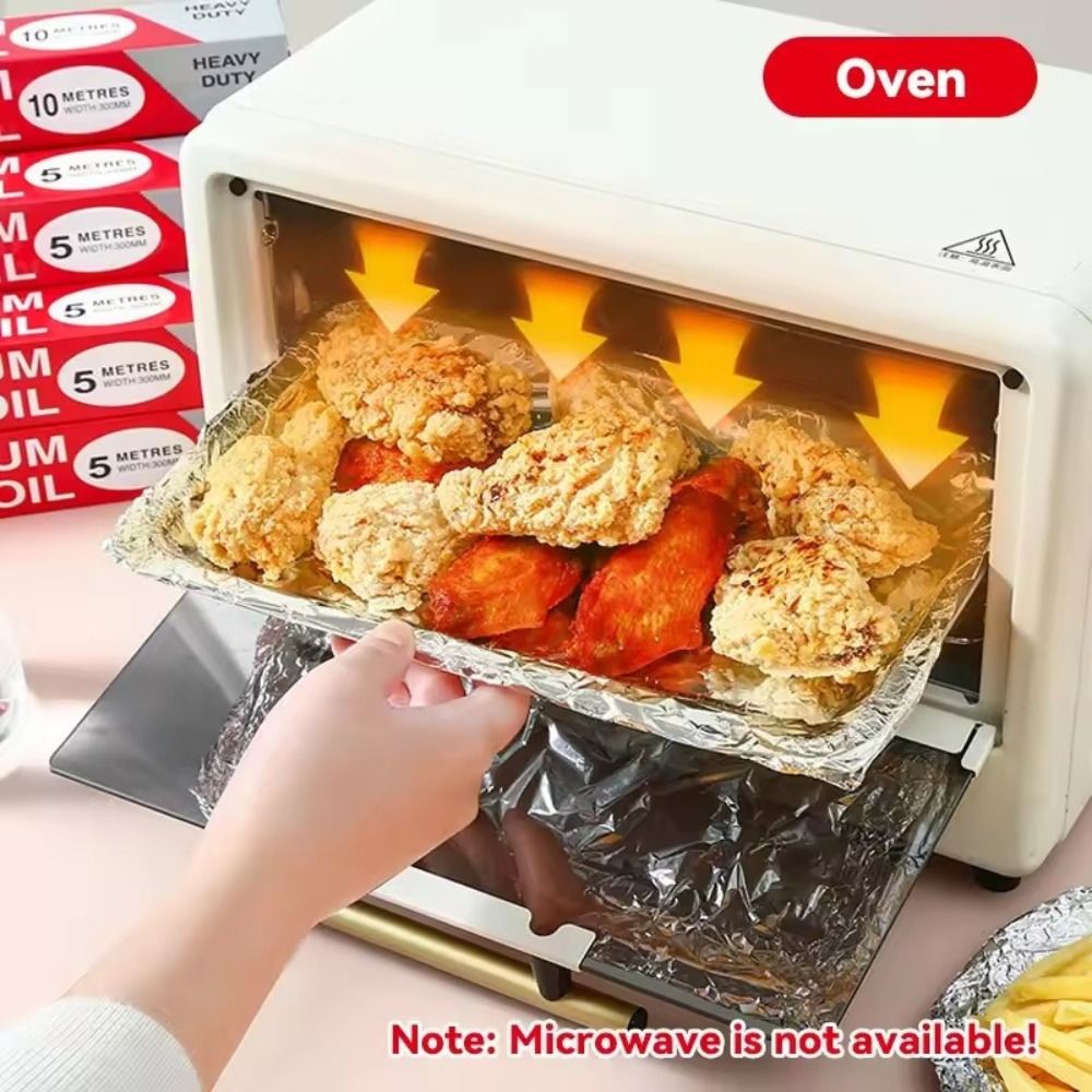 Одноразовая алюминиевая фольга – обзор и цена Kitchen Roll Baking