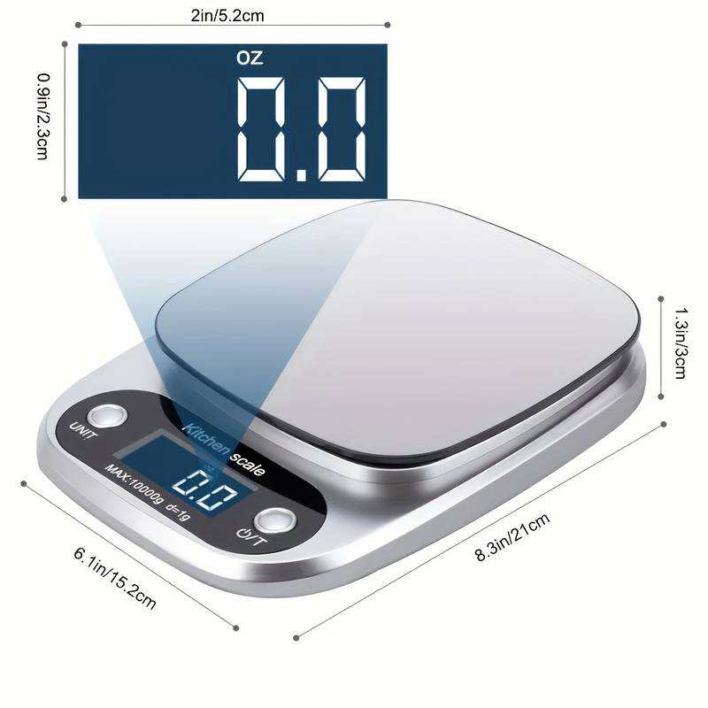 Высокоточные кухонные весы 10  – обзор и цена Kitchen Scale Precise