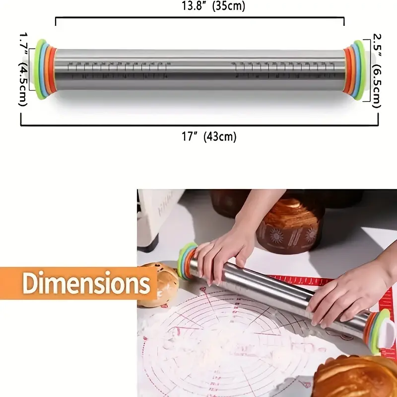 Скалка с регулируемой толщиной – обзор и цена Kitchen Roll Baking