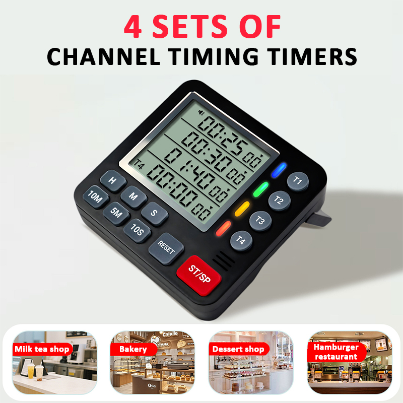 Цифровой кухонный таймер, 4-ка – обзор и цена Kitchen Baking Timer