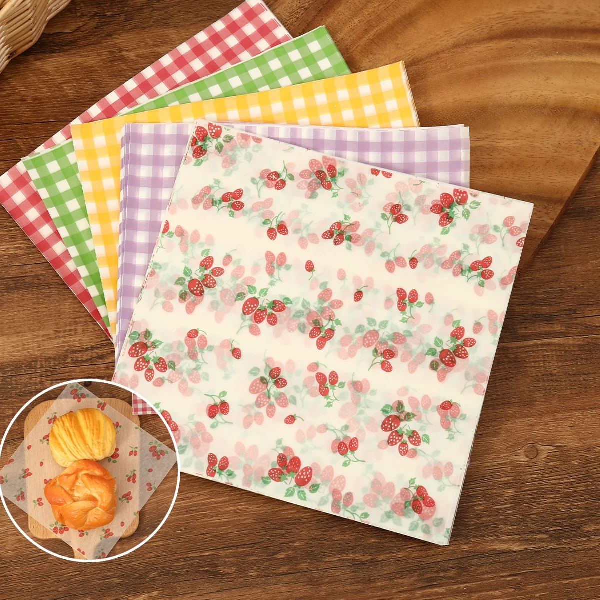50 шт. маслостойкая упаковочна – обзор и цена Kitchen Baking Gifts