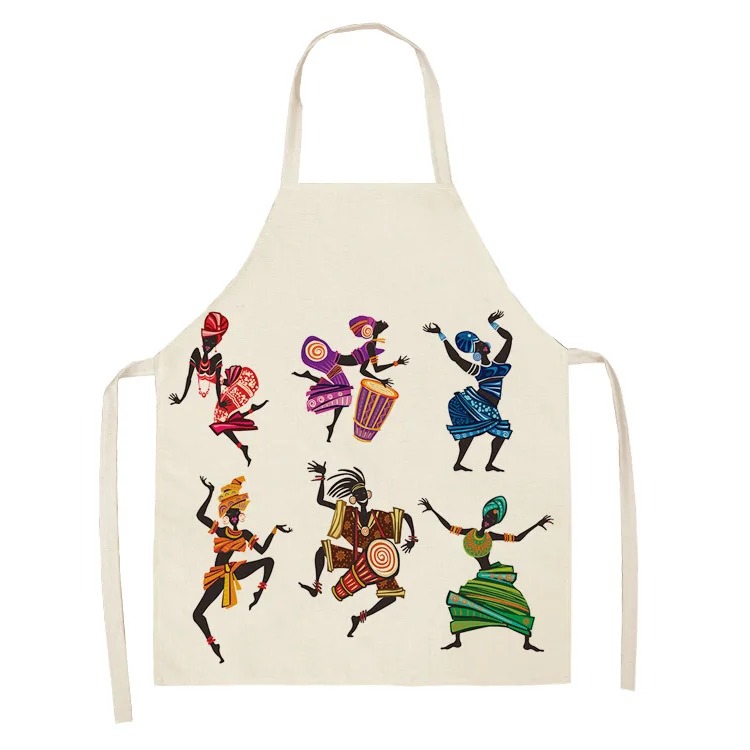 Фартук из хлопка и льна в стил – обзор и цена Kitchen Baking Drawing