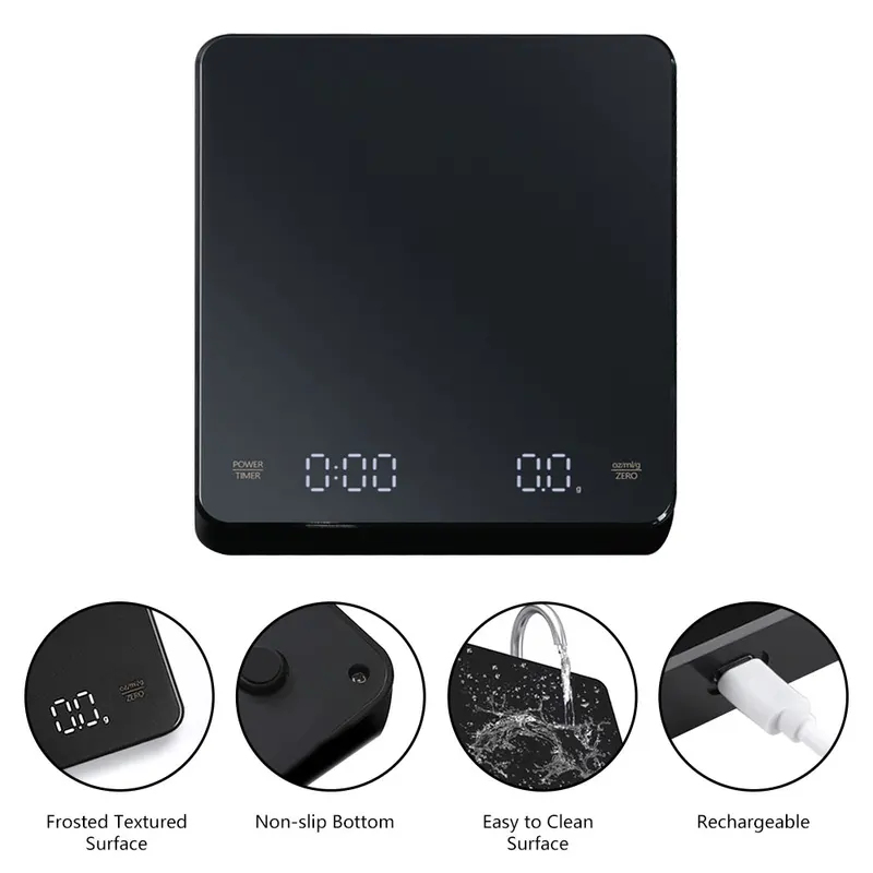 Цифровые весы для кофе с тайме – обзор и цена Kitchen Scale Precise