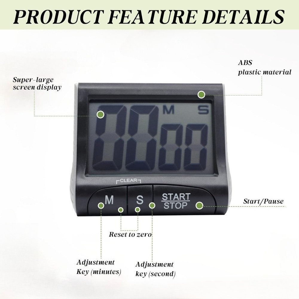 Магнитный цифровой кухонный та – обзор и цена Kitchen Baking Timer