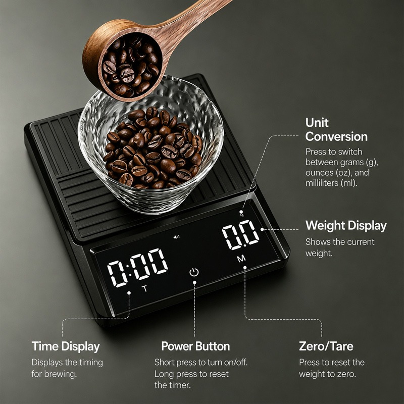 Профессиональные весы для кофе – обзор и цена Kitchen Scale Precise