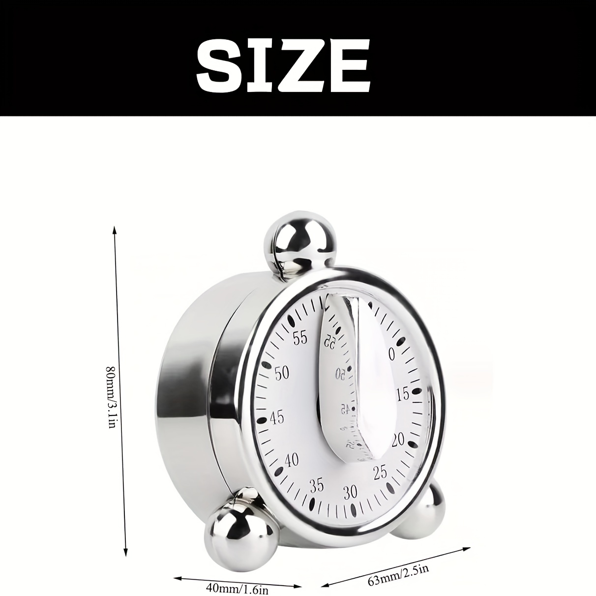 Видимый механический таймер, 6 – обзор и цена Kitchen Baking Timer
